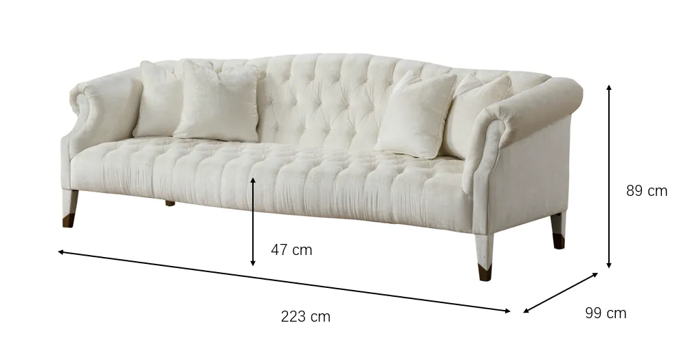 Valina 3 Seater Sofa