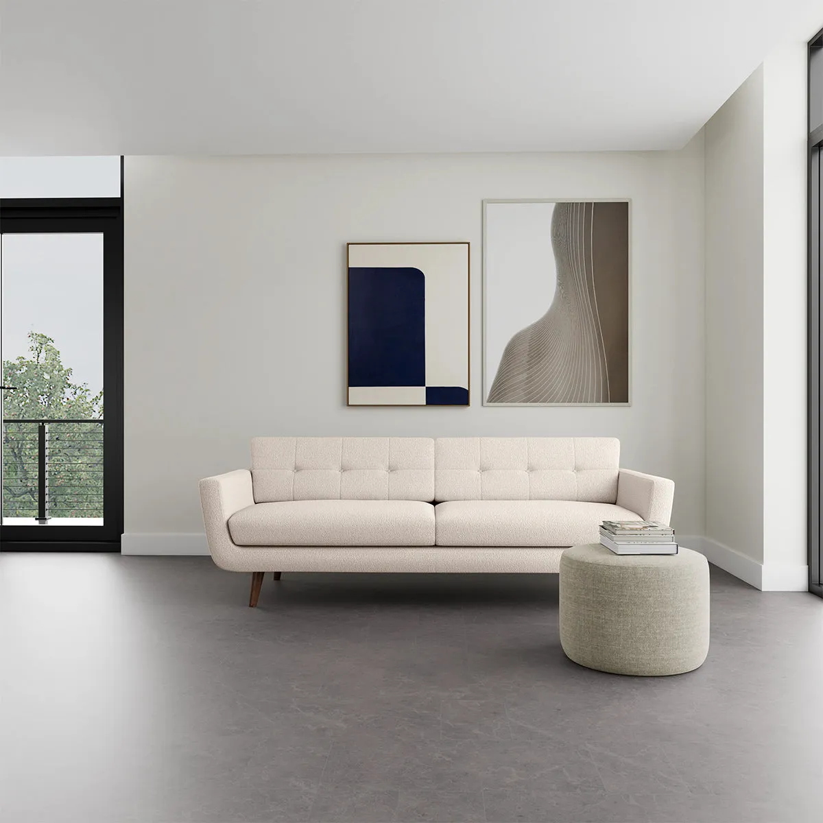 Vera Boucle 3 Seater Sofa