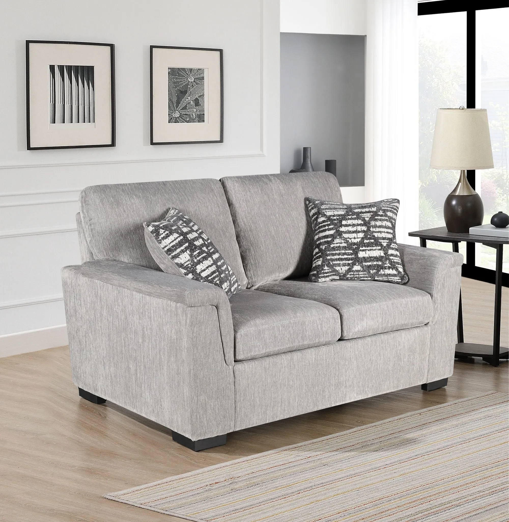 Verona Grey Loveseat