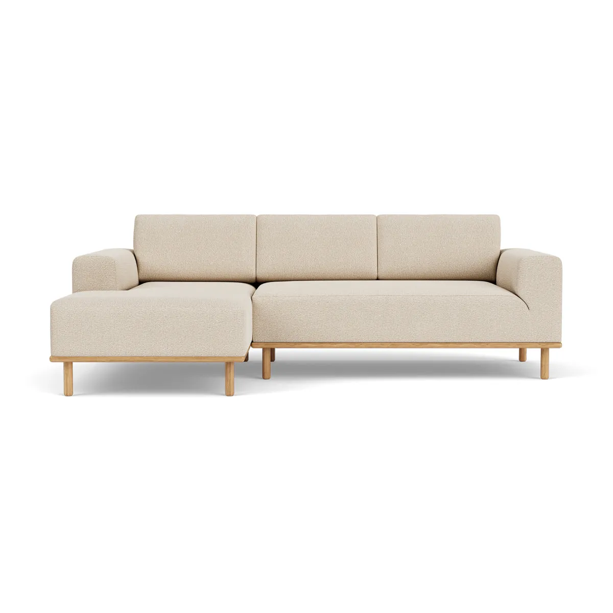 Vilmar Boucle Left Chaise Sofa