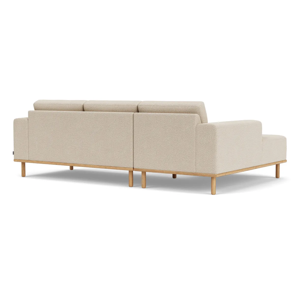 Vilmar Boucle Left Chaise Sofa