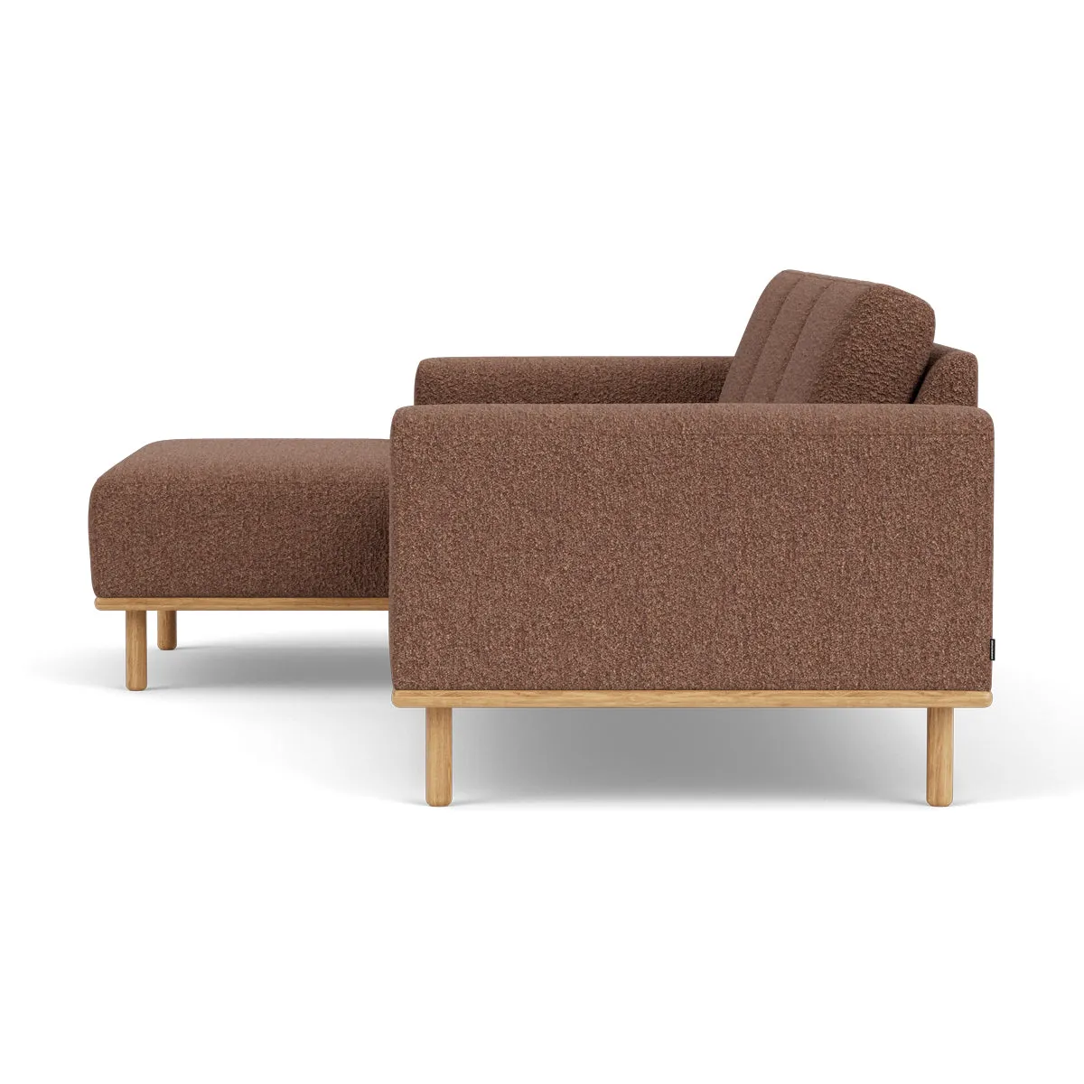 Vilmar Boucle Left Chaise Sofa