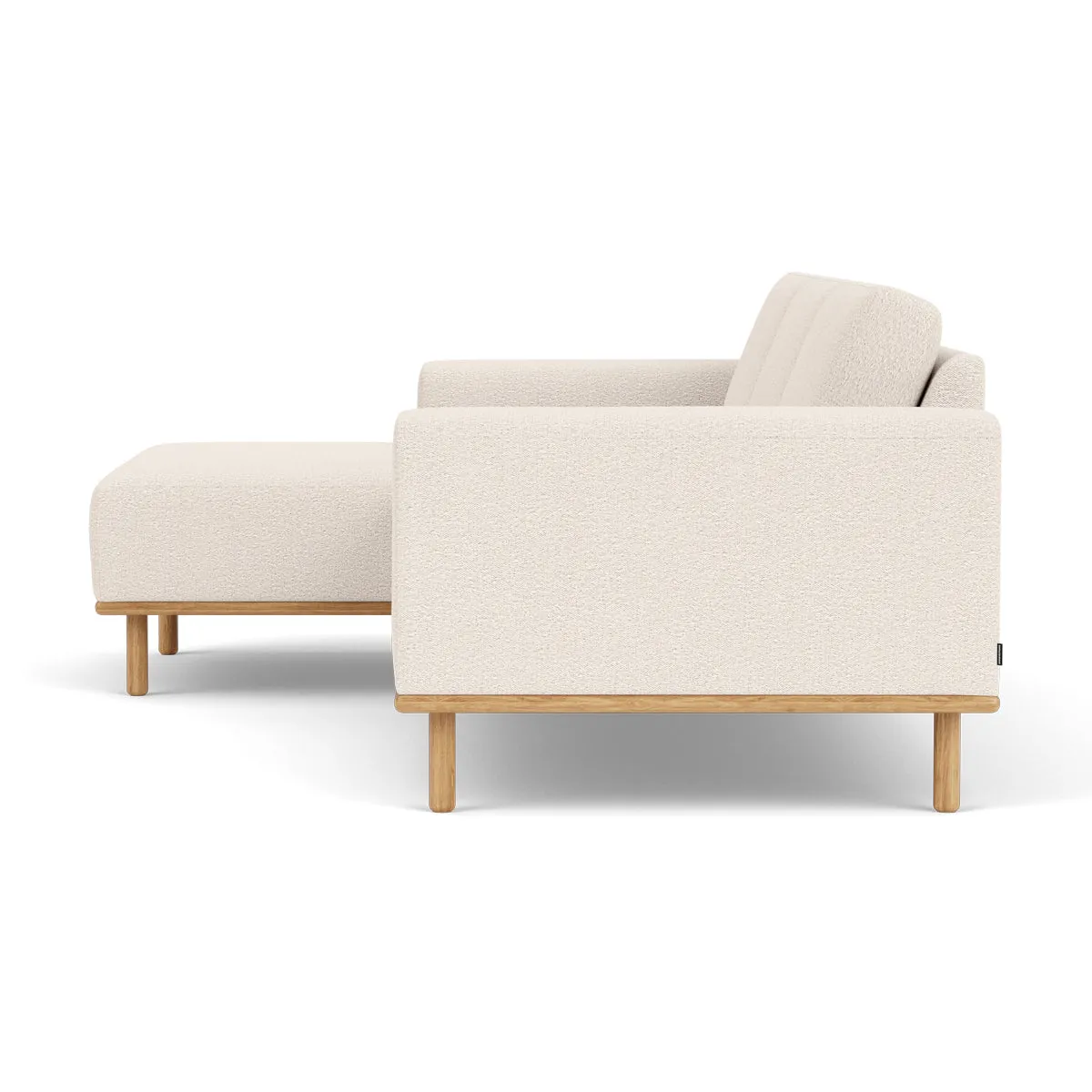 Vilmar Boucle Left Chaise Sofa