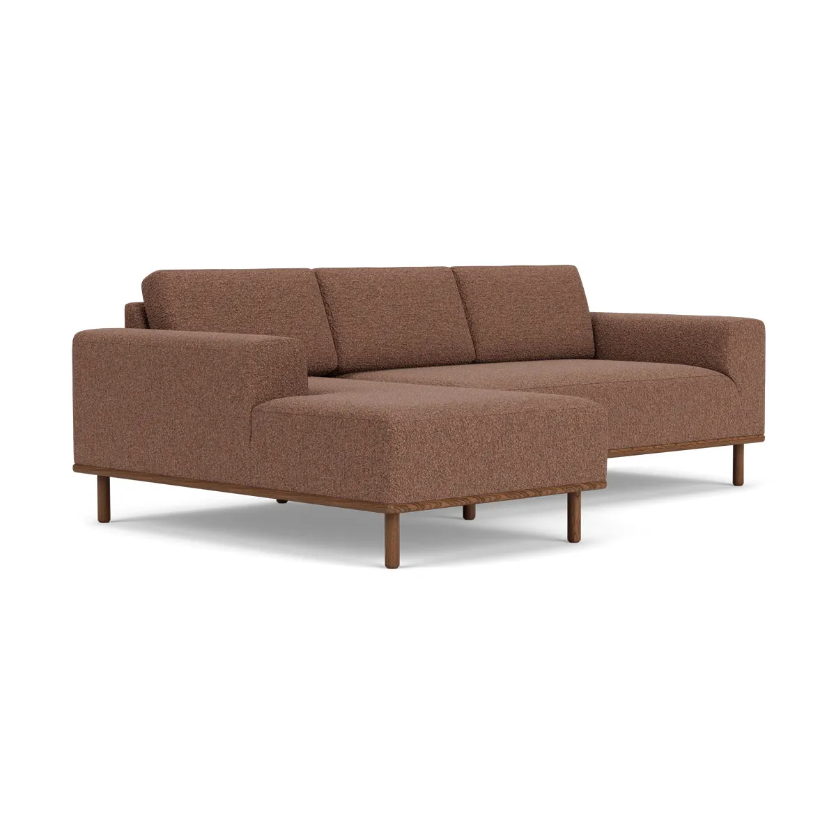 Vilmar Boucle Left Chaise Sofa
