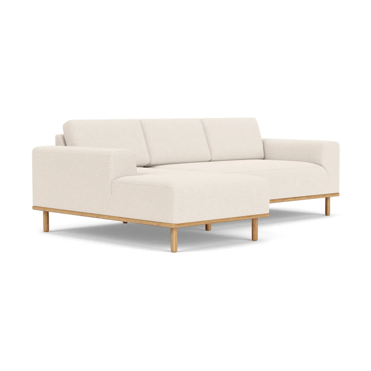 Vilmar Boucle Left Chaise Sofa