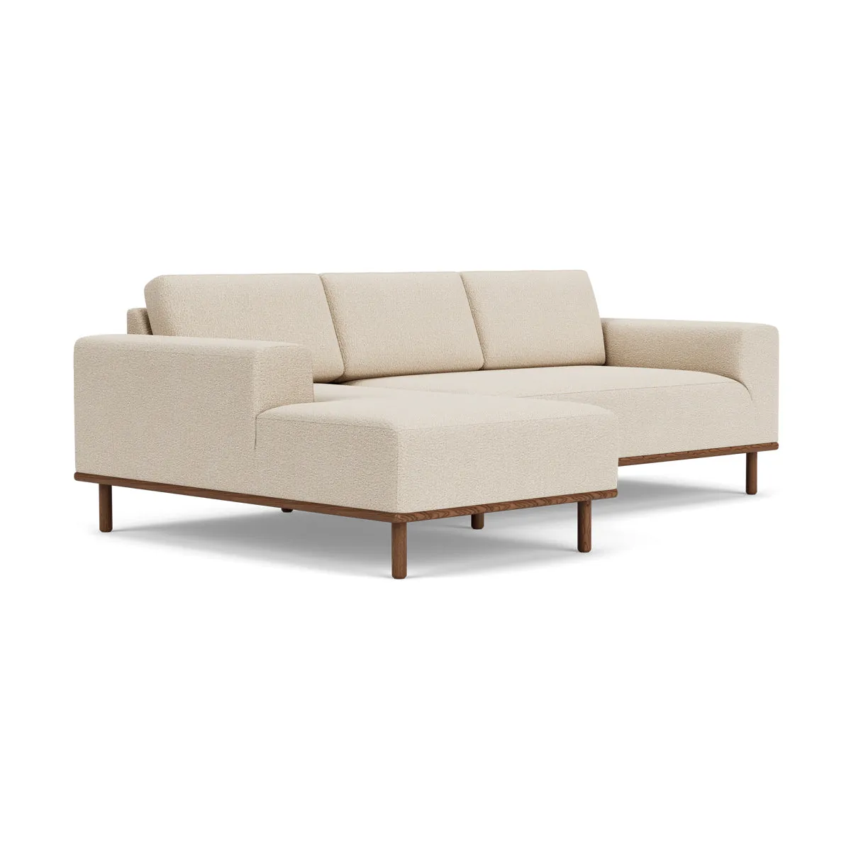 Vilmar Boucle Left Chaise Sofa