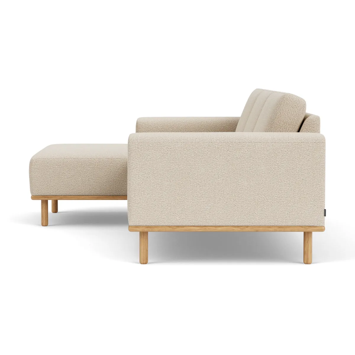 Vilmar Boucle Left Chaise Sofa