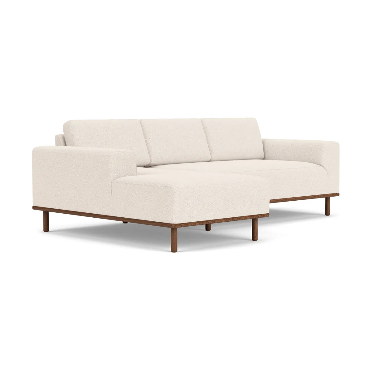 Vilmar Boucle Left Chaise Sofa