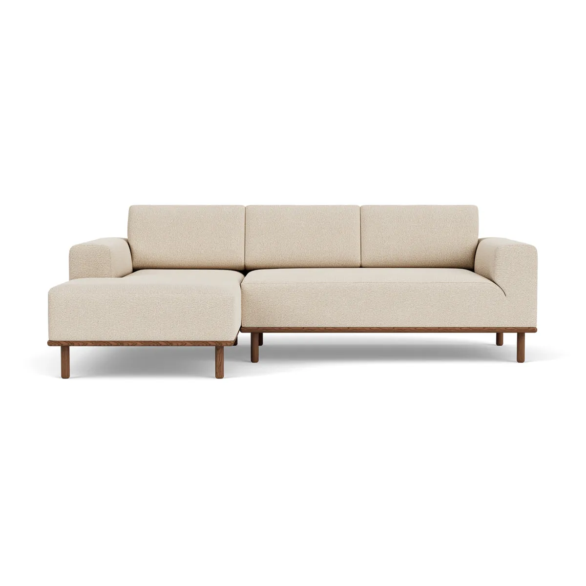 Vilmar Boucle Left Chaise Sofa