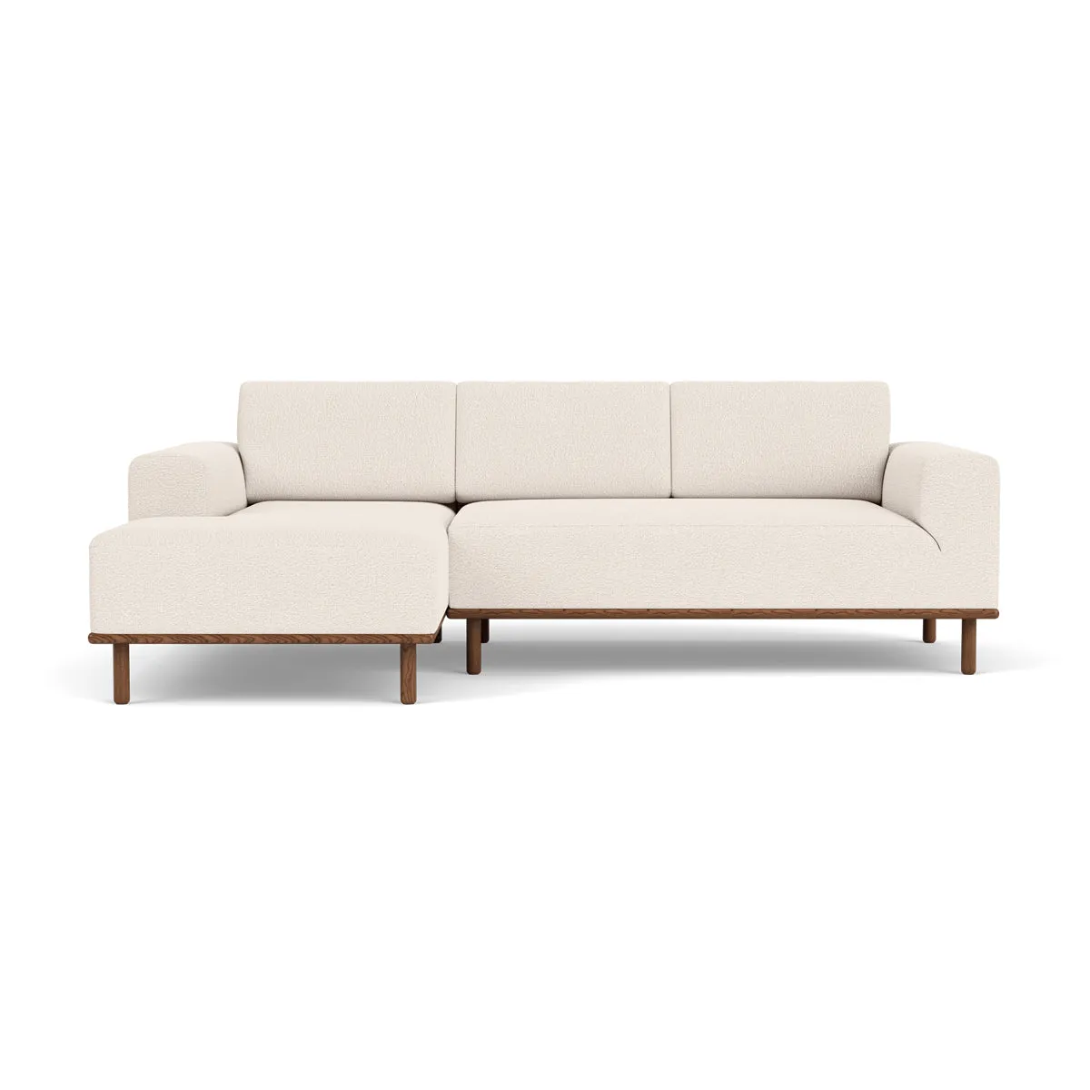 Vilmar Boucle Left Chaise Sofa