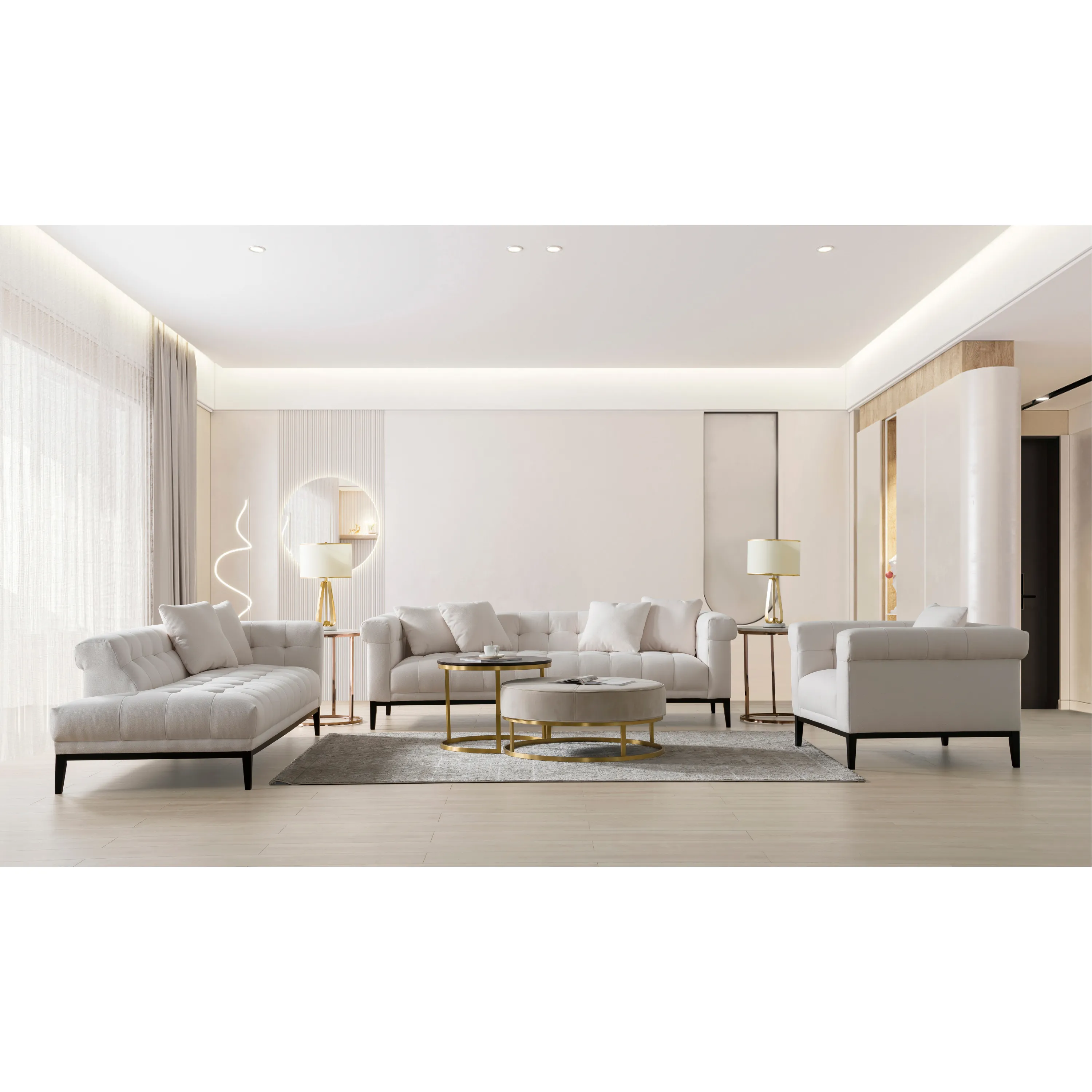 Web Exclusive WHC12035 Loveseat Chaise