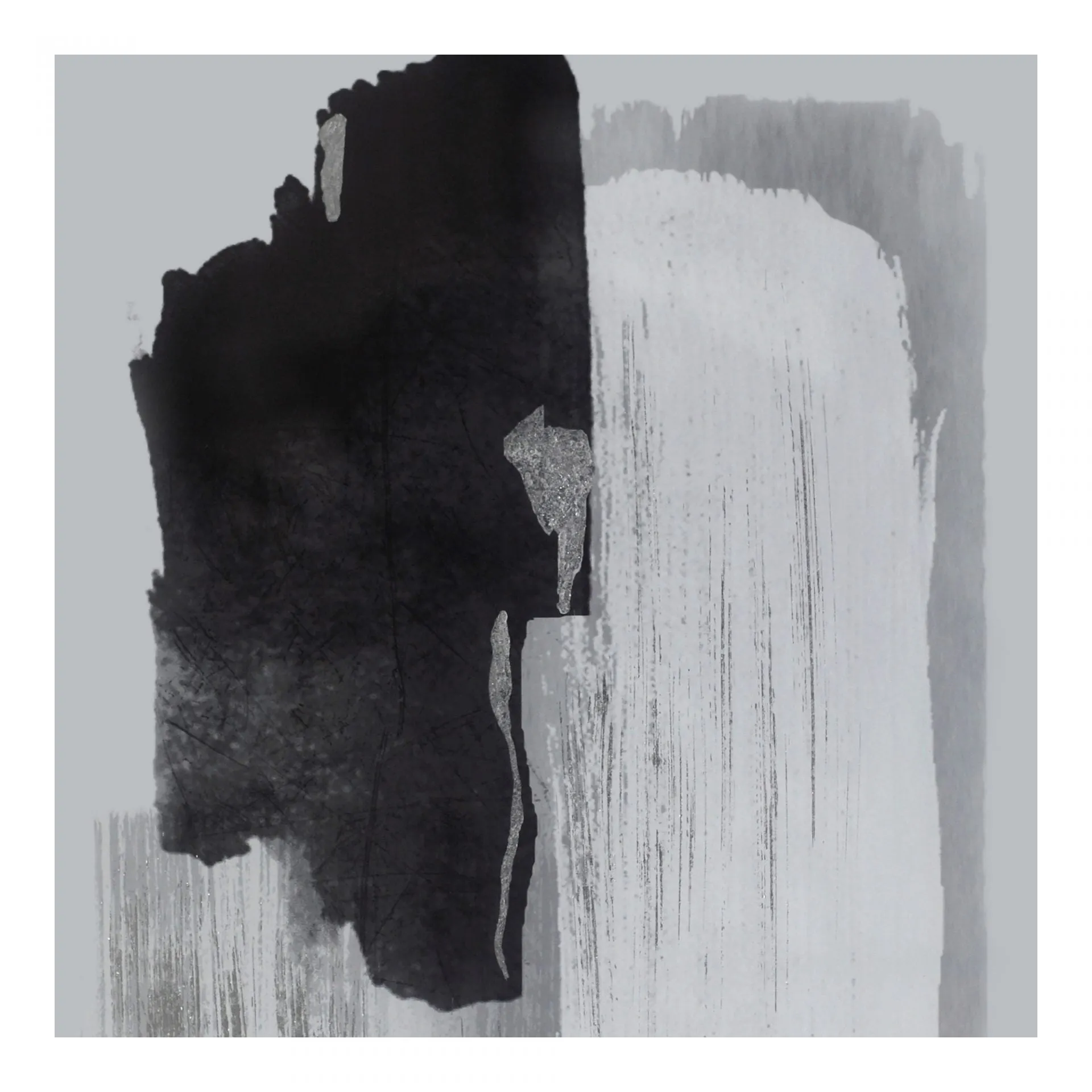 Wisdom 1 Abstrack Ink Print Wall Dcor