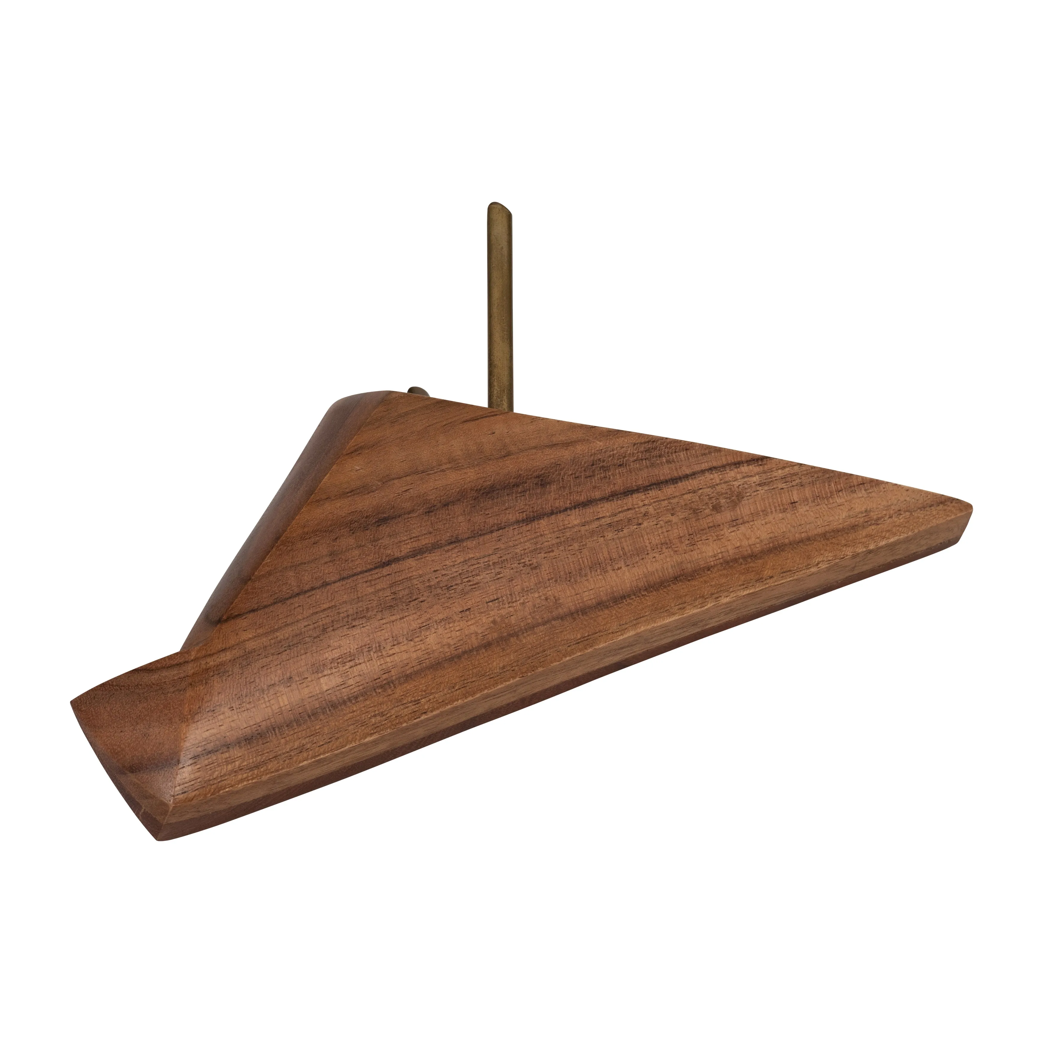 WOOD, 7" STANDING BIRD, BROWN