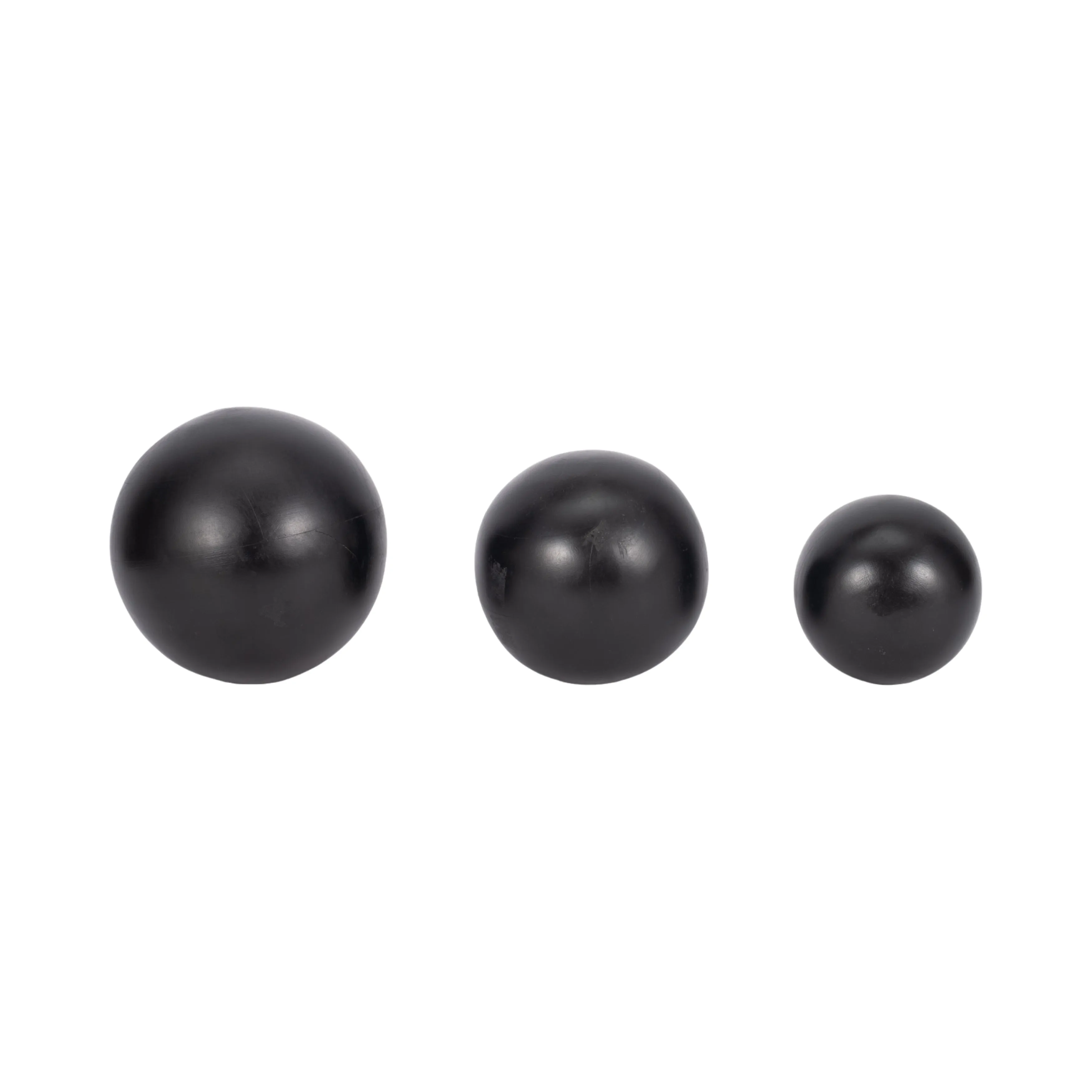 WOOD, S/3 4/5/6" ORBS, BLACK