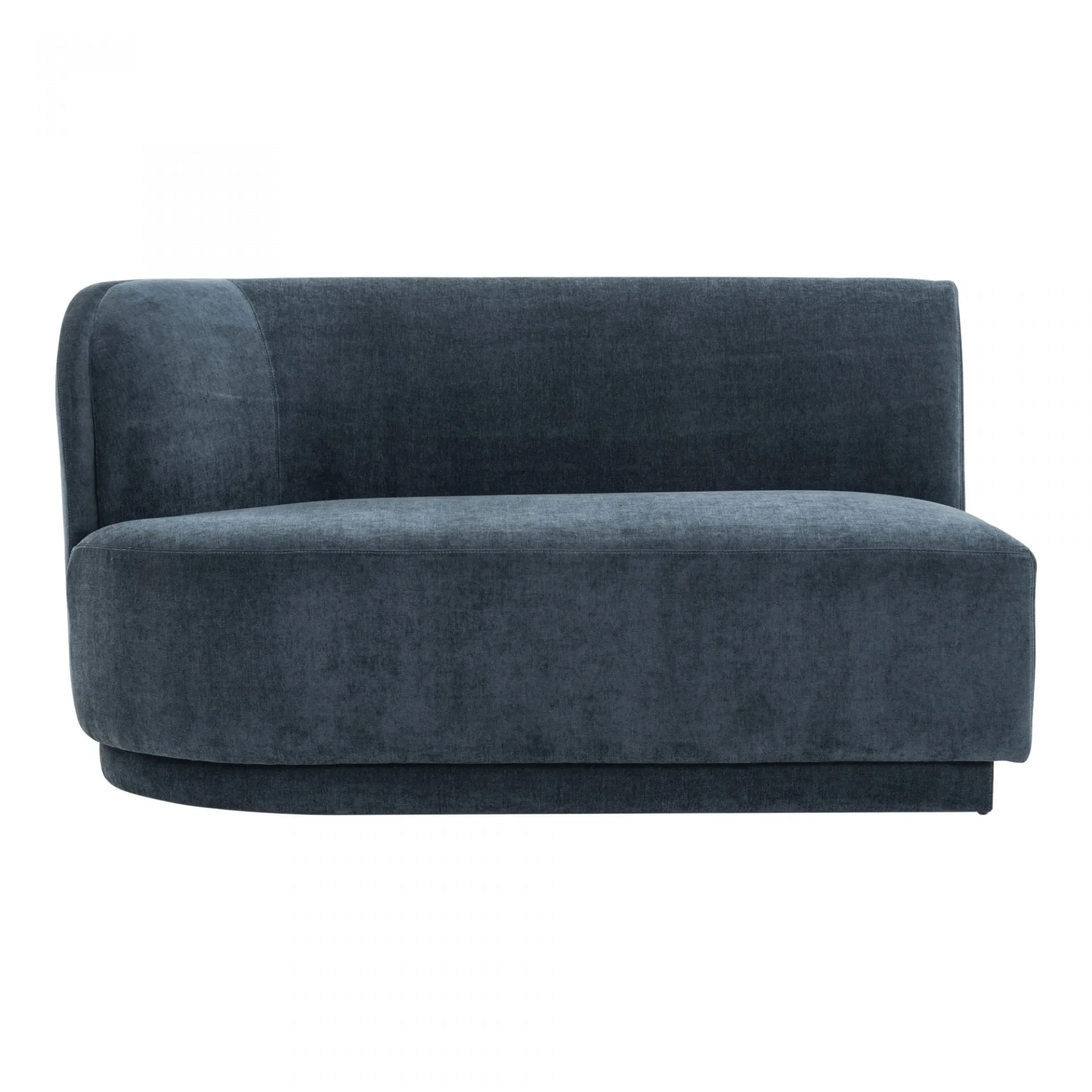 Yoon 2 Seat Sofa Left Nightshade Blue