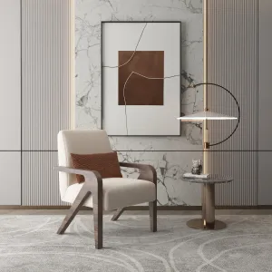 Zan Boucle Chair size 72x75x93 cm